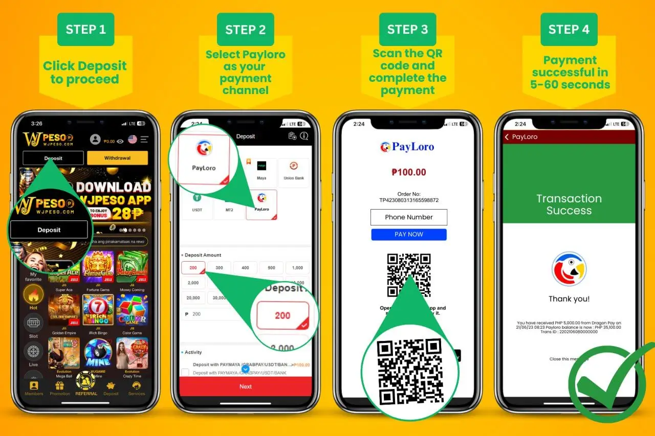 188JILI DEPOSIT Thru Payloro