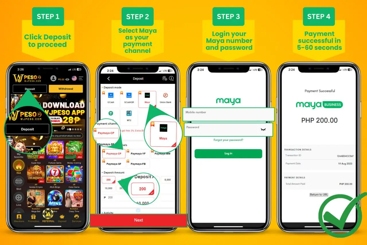 188JILI DEPOSIT Thru Paymaya