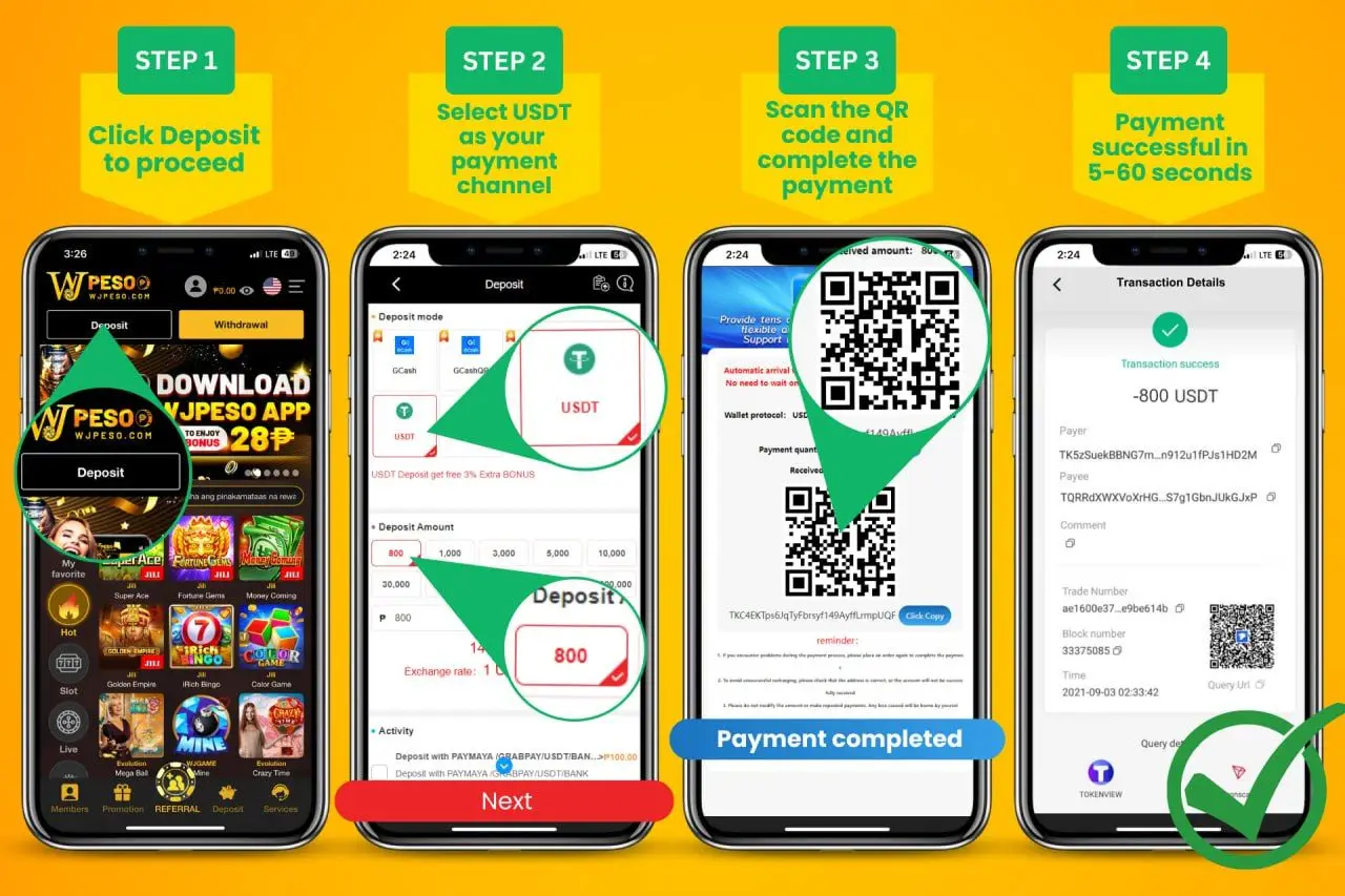 188JILI DEPOSIT Thru USDT